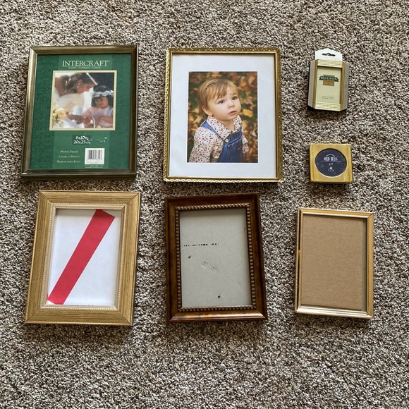 Accents Bundle Of Gold Photo Frames Poshmark
